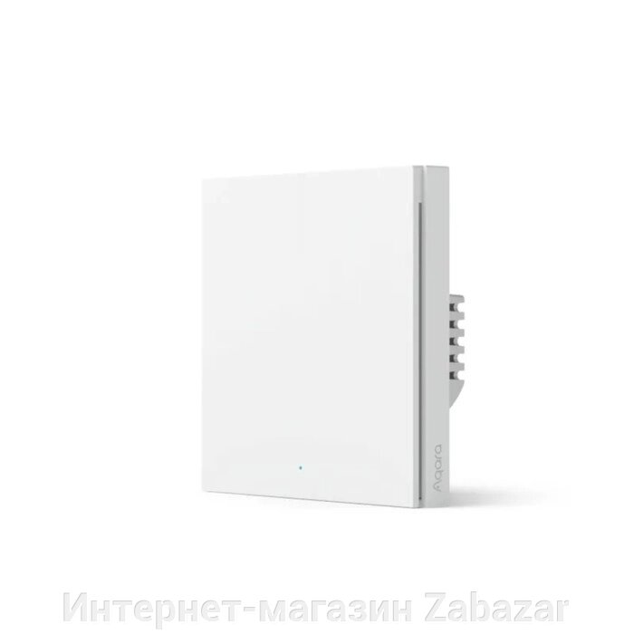 Выключатель Aqara Smart wall switch H1 WS-EUK03, Zigbee,1 клавиша, защита от перегрева от компании Интернет-магазин Zabazar - фото 1