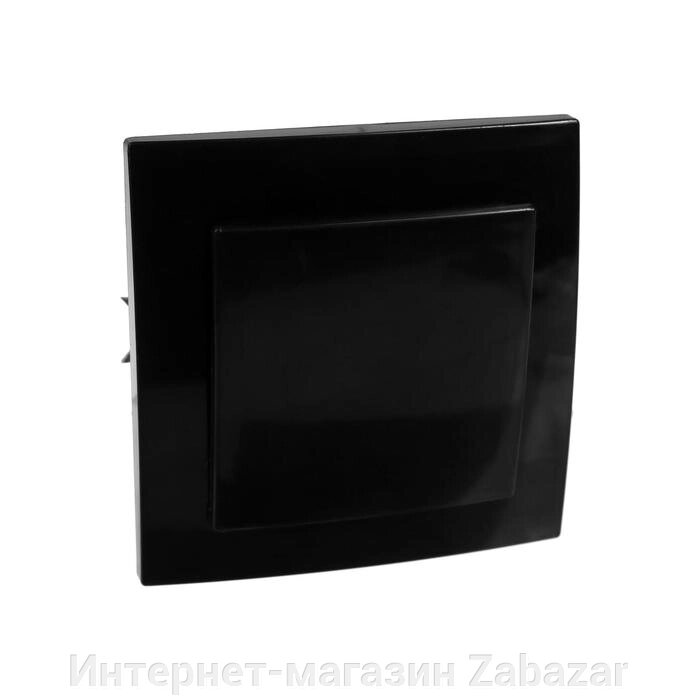 Выключатель "Элект" VS 16-131-Ч, 1 клавиша, скрытый, черный от компании Интернет-магазин Zabazar - фото 1