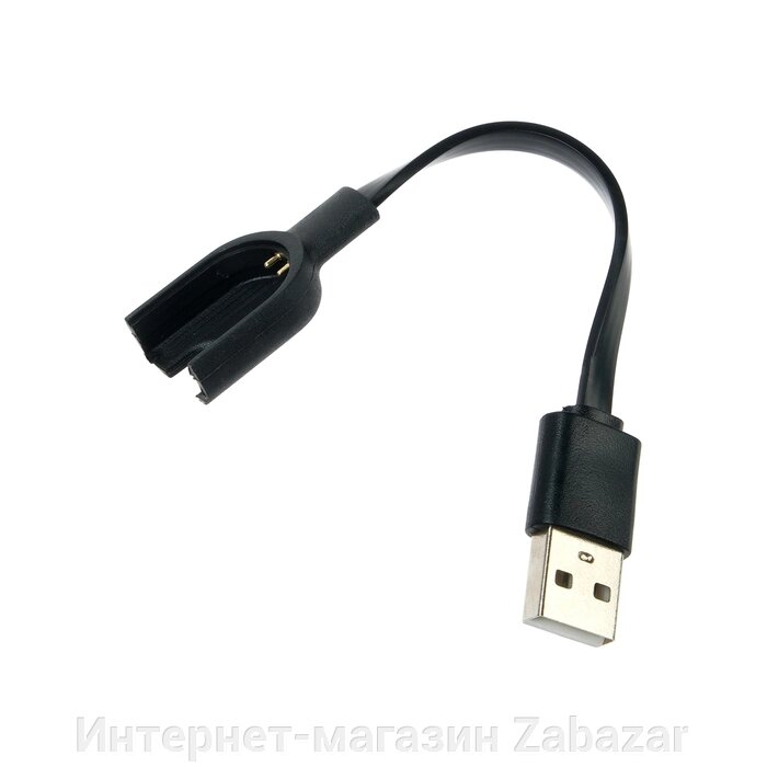Зарядное устройство для Mi Band 3, UC-02, 14 см, черное от компании Интернет-магазин Zabazar - фото 1