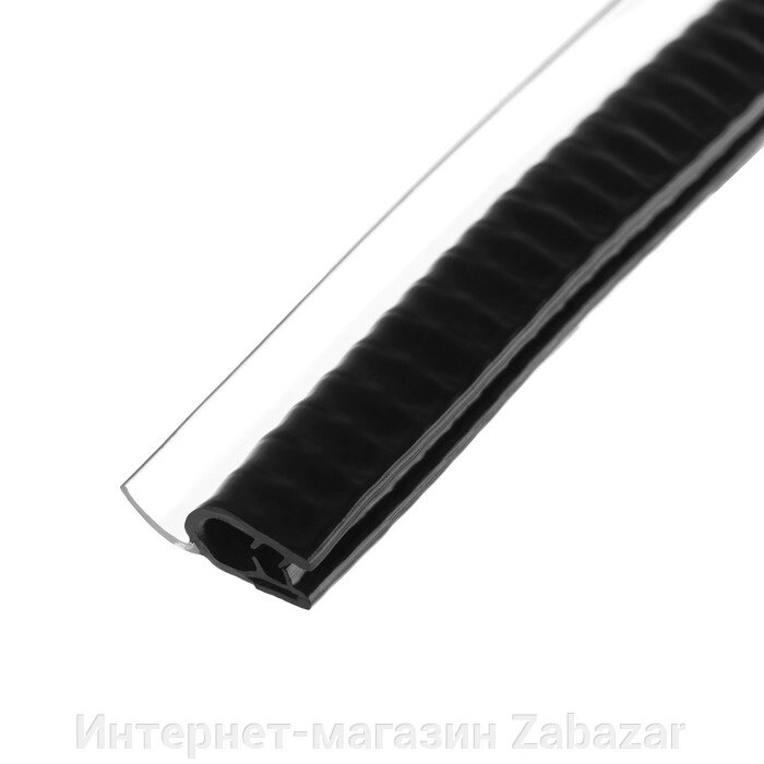 Защитная накладка на контур двери, металлический сердечник, 5 м, черный от компании Интернет-магазин Zabazar - фото 1