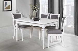 Стол обеденный "Дионис-01" раздвижной Мебель-Класс Белый