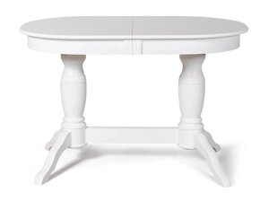 Стол обеденный "Пан" раздвижной (Белый) Мебель-Класс