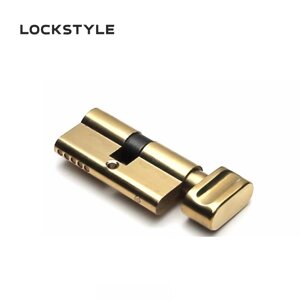 Цилиндровый механизм lockstyle C30X30KN PB (золото)