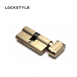 Цилиндровый механизм LOCKSTYLE C30X30KN (SB матовое золото)