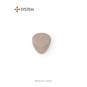 Ручка-кнопка мебельная SYSTEM SY1904 0026 NBM (матовый никель)