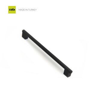Ручка мебельная CEBI A1240 320 мм SMOOTH (гладкая) MP24 (черный)