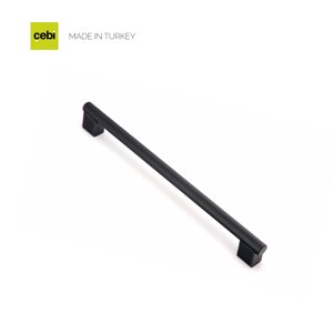 Ручка мебельная CEBI A1240 320 мм STRIPED (в полоску) MP24 (черный)