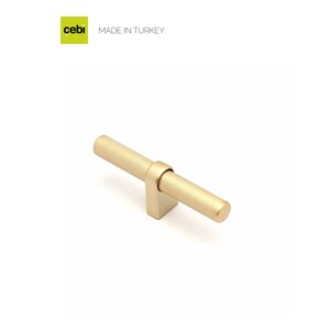 Ручка мебельная CEBI A4241 016 мм DIAMOND (алмаз) PC35 матовое золото