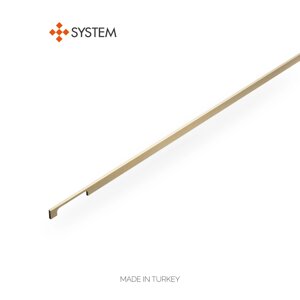 Ручка мебельная SYSTEM SZ6650 0004 1056 мм BB (матовое золото)