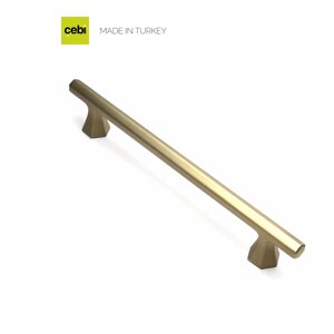 Ручка-скоба CEBI A5108 300 мм MP35 (матовое золото) серия THOR