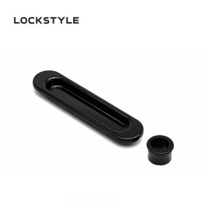 Ручки для раздвижных дверей LOCKSTYLE SH01 AL6 черный матовый