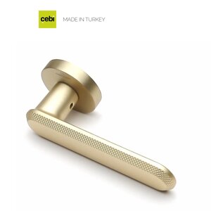 Ручки дверные CEBI NOLA цвет PC35 (матовое золото)