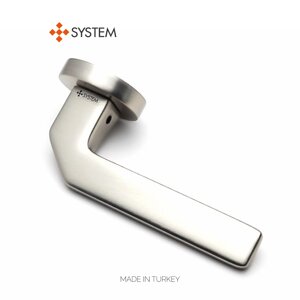 Ручки дверные SYSTEM TEMA NBMX брашированный матовый никель