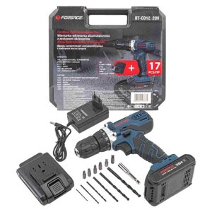 Шуруповерт аккумуляторный Forsage F-BT-CD12 20V