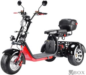 Электроскутер White Siberia CityCoco WS-Pro Trike 3000W 20Ah (черный)