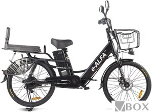 Электровелосипед Eltreco Green City E-Alfa Lux (черный)