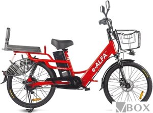Электровелосипед Eltreco Green City E-Alfa Lux (красный)