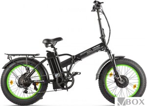 Электровелосипед Volteco Bad Dual (черный/зеленый)