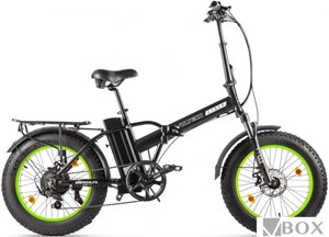 Электровелосипед Volteco Cyber (черный/салатовый)