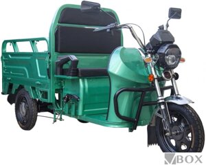 Грузовой электроскутер Rutrike Вояж К1 1200 60V800W (зеленый)