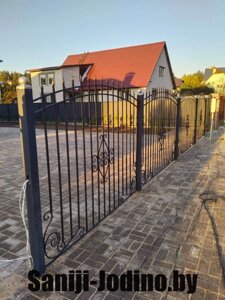 Забор металлический кованый