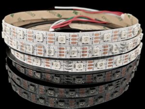 Светодиодная лента 5050, 300 led x 1, 2811, IP33, 5V, LUX, SPI-RGB