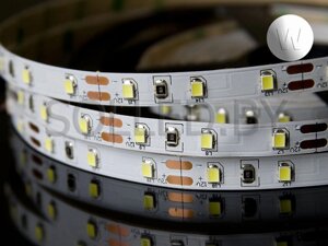 Светодиодная лента SMD 2835 60LED 6,3W 12V IP33 белый холодный