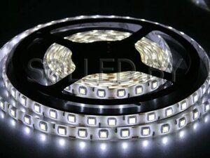 Светодиодная лента SMD 5050 60LED 14,4W 12V IP65 белый холодный