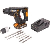 Перфоратор Worx WX394.3 (с 1-м АКБ, кейс)