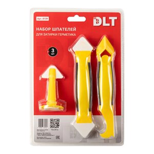 Набор шпателей для затирки герметика DLT арт. 8139